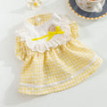 Fashion Pet Dog Clothes Cute Dresses for Small Dogs Cats Summer Puppy Skirt Pup Yorkie Clothing Sundress Costume Cat Clothing Female Pet Skirt Outfit for Chihuahua Yorkies Pup Cat Outfit（Yellow XL）
