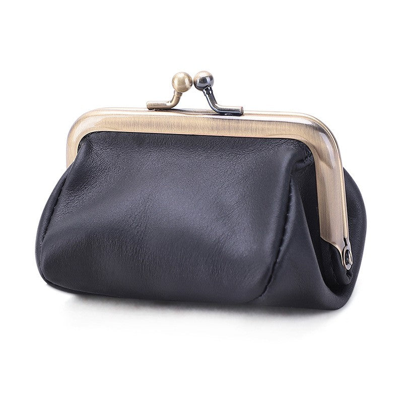 Handmade Leather Mini Coin Purse for Storage