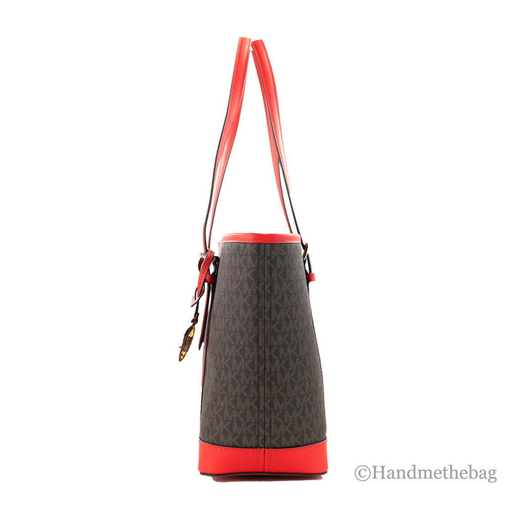 Michael Kors Jet Set Sangria Shoulder Tote Purse