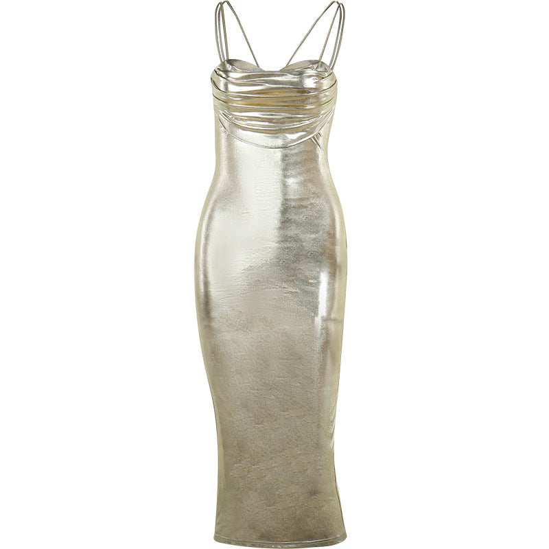 YY23006 Colorful Design Sexy Bodycon Dress