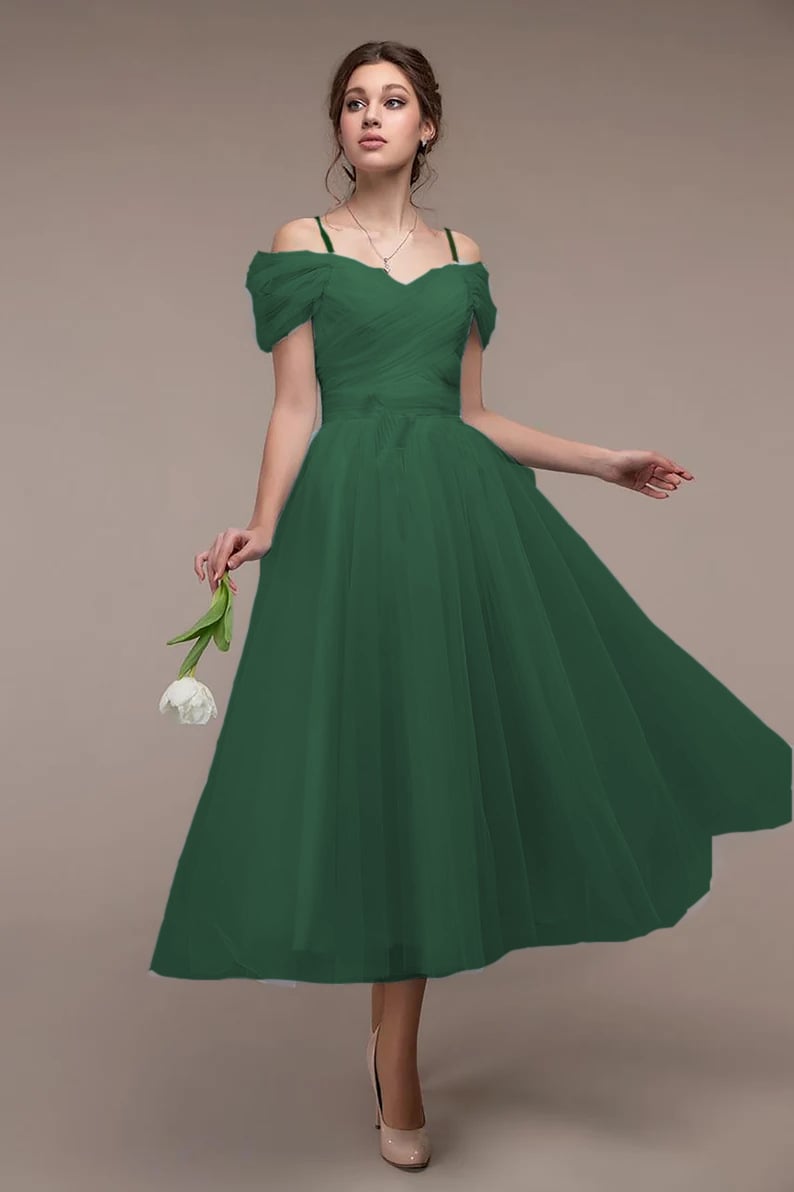 Women's Sexy Off-Neck Mesh Dress
