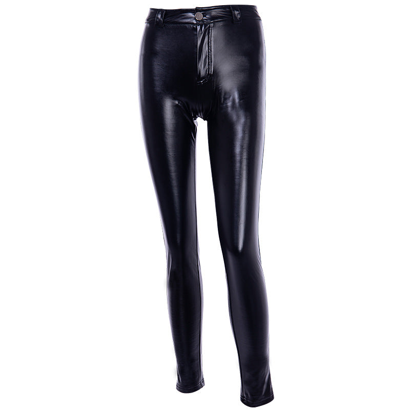High Sexy Motorcycle Leggings for Hip Lifting