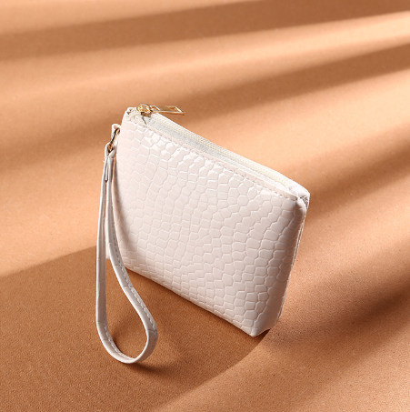 Solid Color PU Clutch Purse Bag