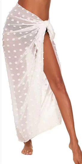 Perspective Polka Dot Mesh Sexy Skirt