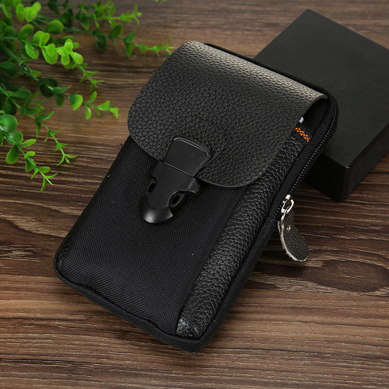 Men's Casual Double Zipper Coin Purse