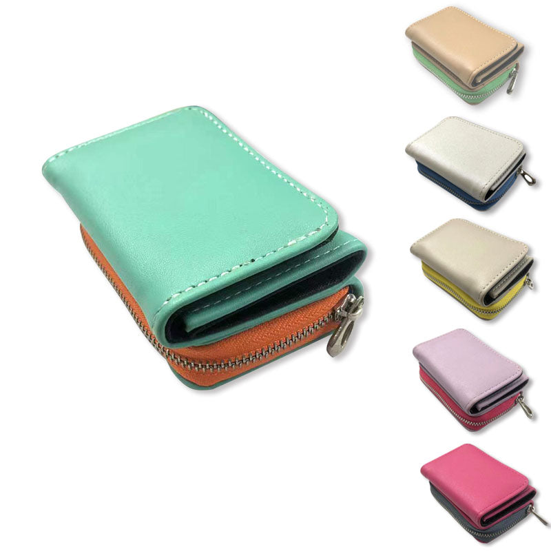 Women's Multicolor PU Wallet - Small Coin Purse