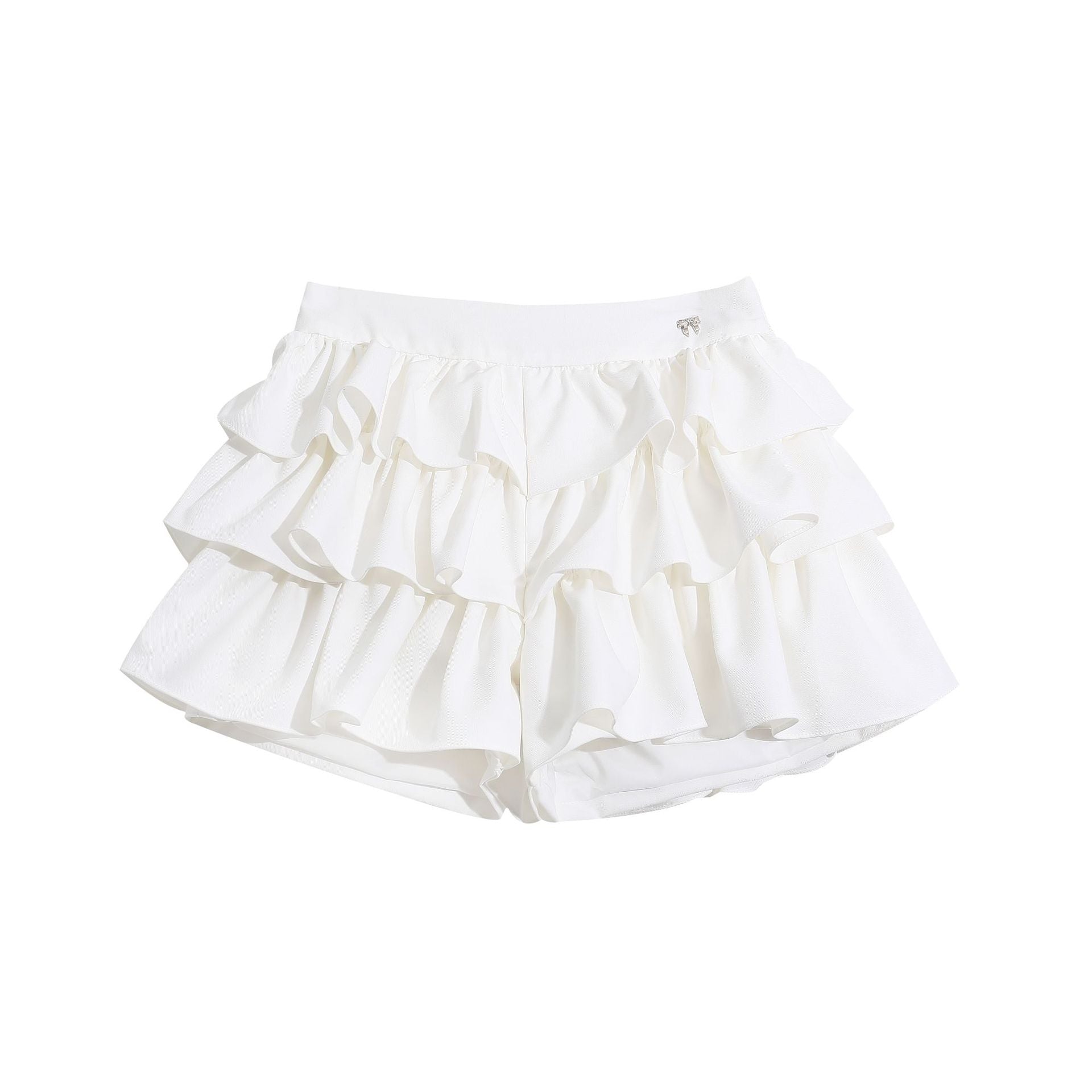 soft girl layered cake skirt, sweet style versatile slimming skirt pants