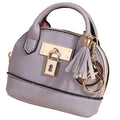 QeenRTUU Mini Tote Bag Keychain Coin Purse Pu Leather Key Chain Small Change Purse for Women Keychain Pouch Mini Makeup Bag Cute Zipper Coin Purse Small Wallets (Purple)