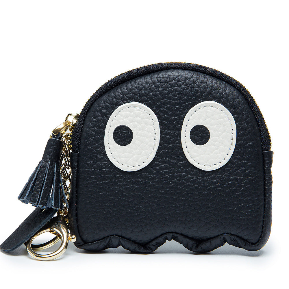 Cute Mini Genuine Leather Cowhide Coin Purse