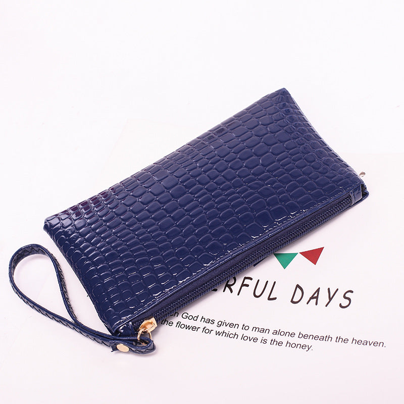 Crocodile Pattern PU Ladies Coin Purse Clutch
