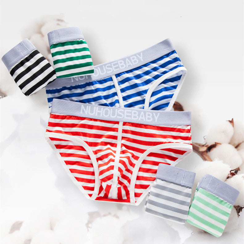 Men's Pure Cotton Sexy Low Waist Briefs