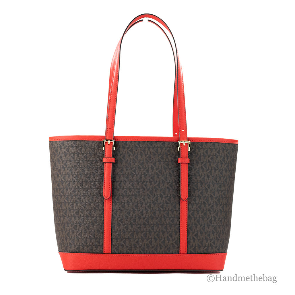 Michael Kors Jet Set Sangria Shoulder Tote Purse
