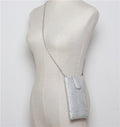 Diamond-Studded Small Phone Bag and Coin Purse