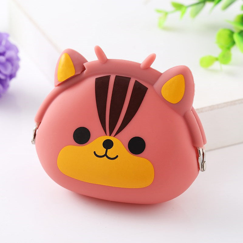 Animal Cartoon Silicone Coin Purse for Kids