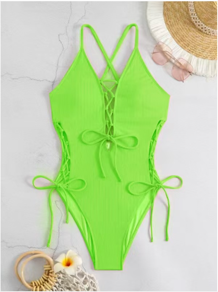 Sexy Backless One-Piece Bikini Swimsuit