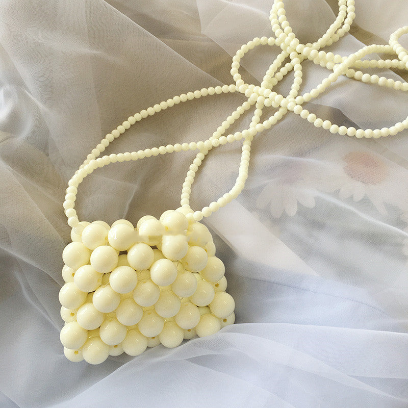 Braided Beaded Mini Coin Purse for Women