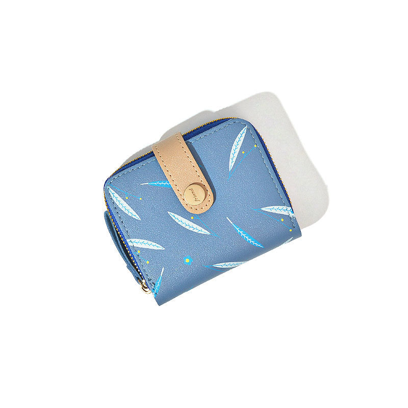 Cute Women's Leather Coin Purse with Large Capacity