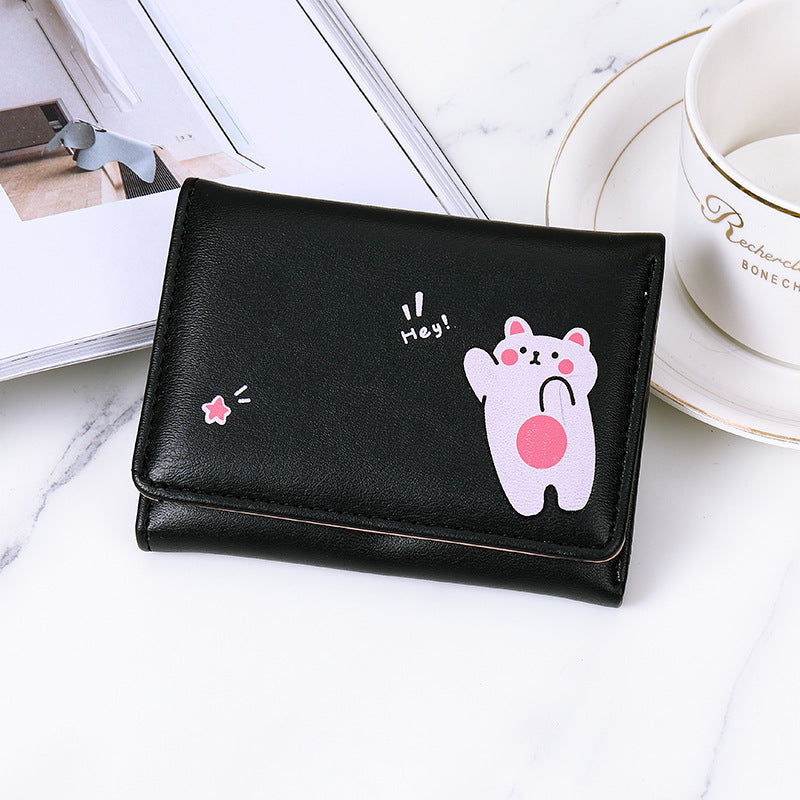Cute Printed Multi-Card Coin Purse for Students