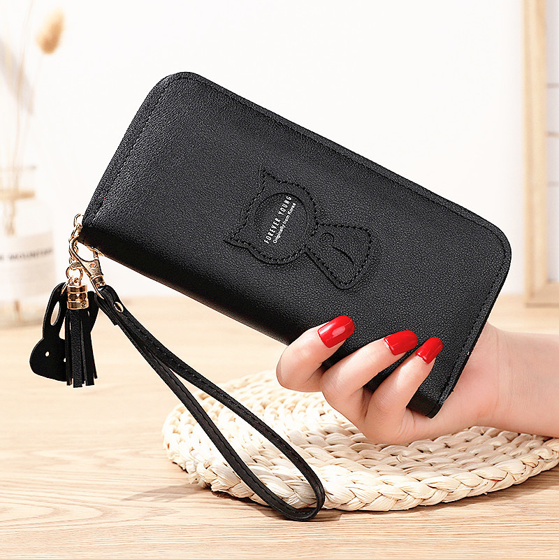 Large Capacity Women's Long Zipper Coin Purse