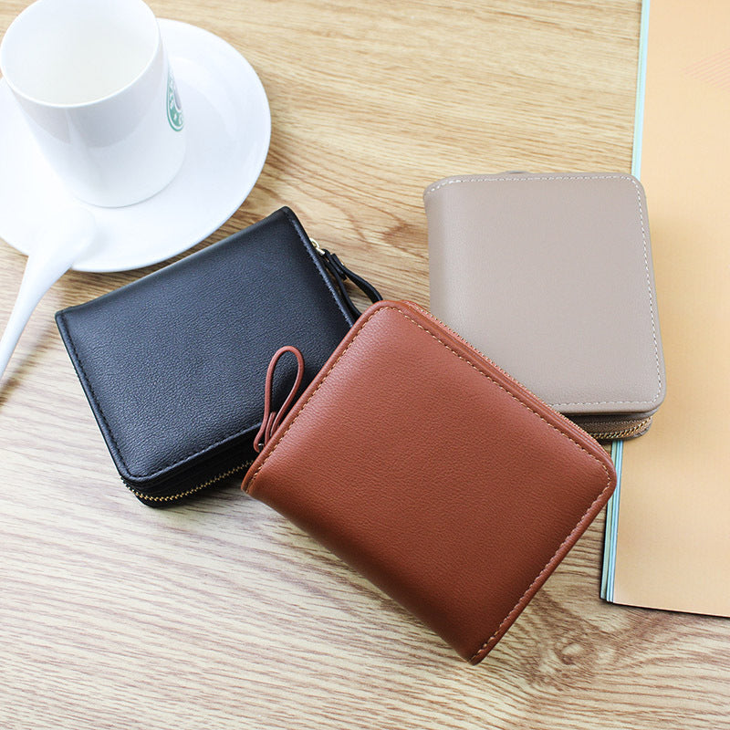 Korean Style Zipper Coin Purse for Ladies