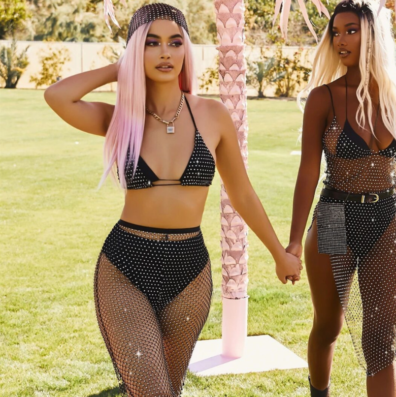 Sexy Shimmering Mesh Outfit for Nightclubs