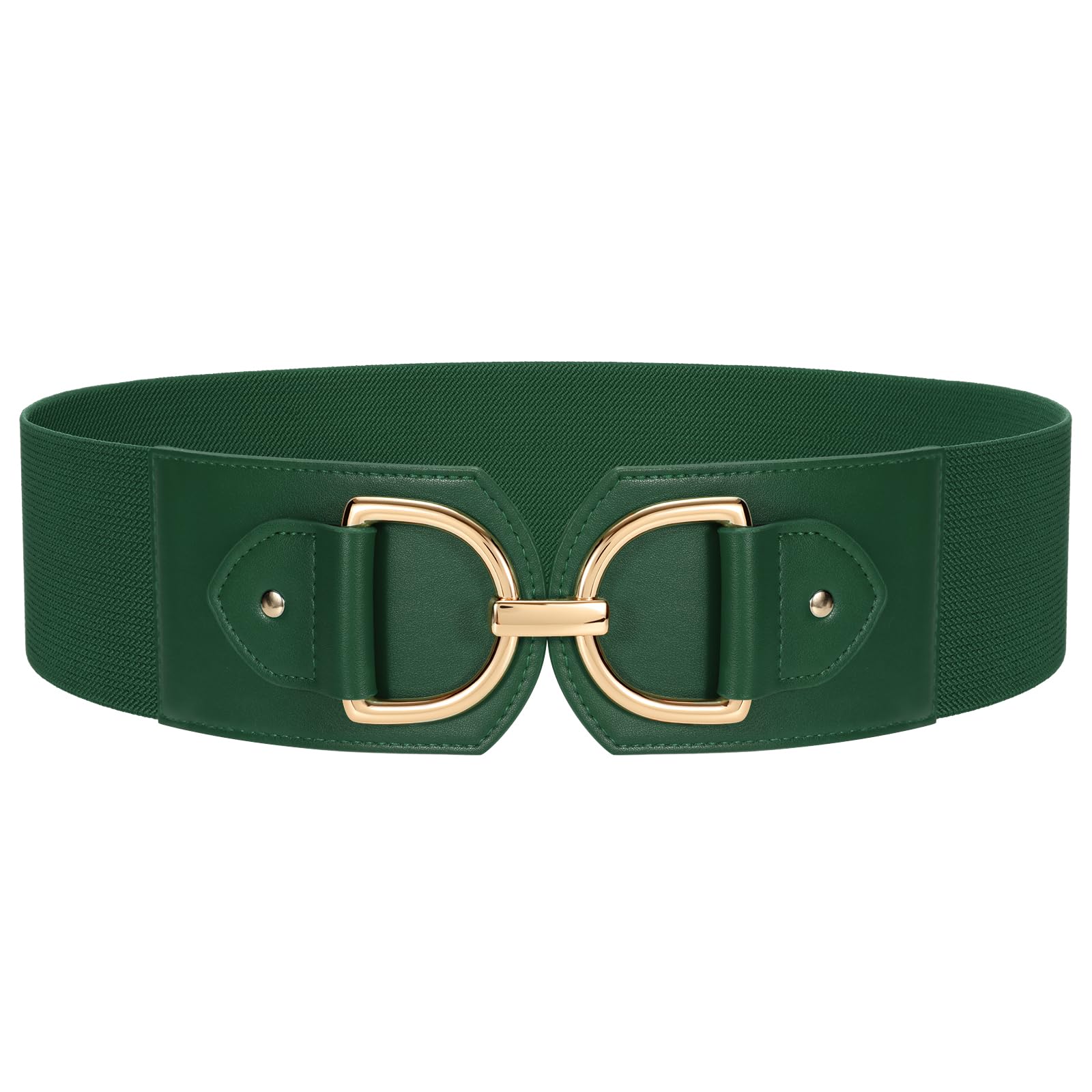 TRIWORKS Women Wide Elastic Waist Belt Fashion Stretchy Belt for Dresses Halloween Cosplay Belt