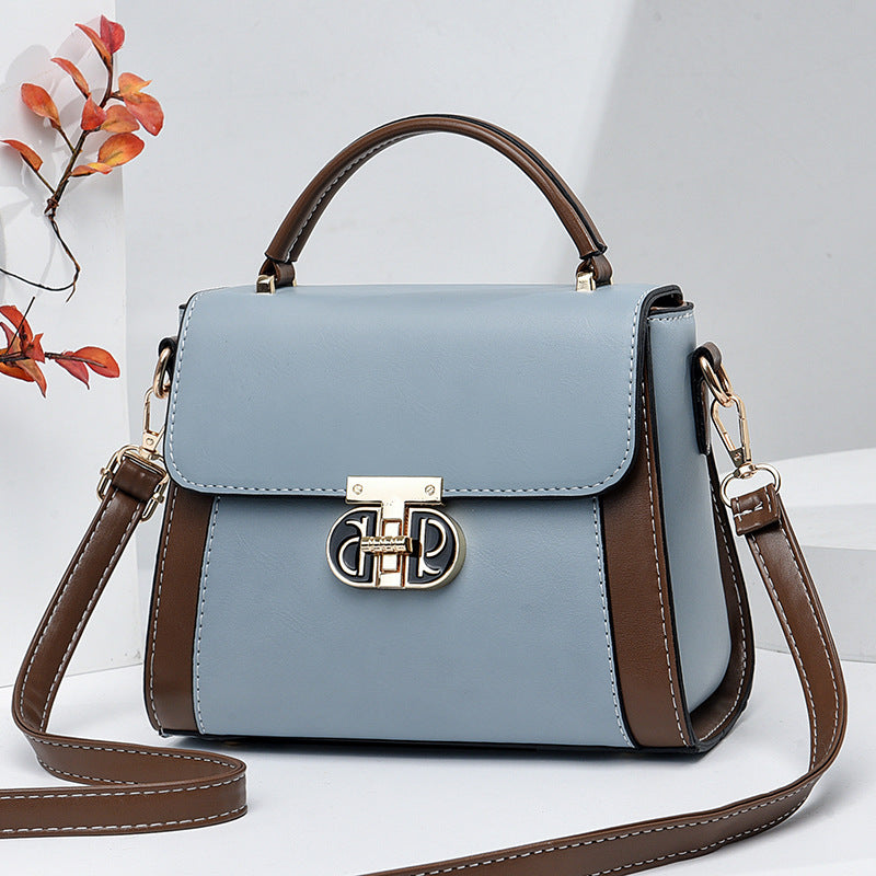 Women's PU Leather Satchel Crossbody Handbag Purse