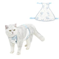 Harikaji Dog Belly Cover Cat Recovery Suit Pet Abdominal Protective Clothing Washable Dog Bellyband Dog Recovery Suit(Female BlueXS)