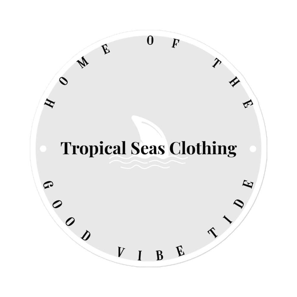 New Tropical Seas Logo stickers