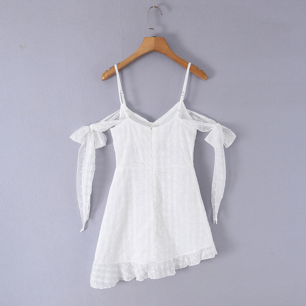 Pure Desire Style Lace Strap Perspective Strap Dress