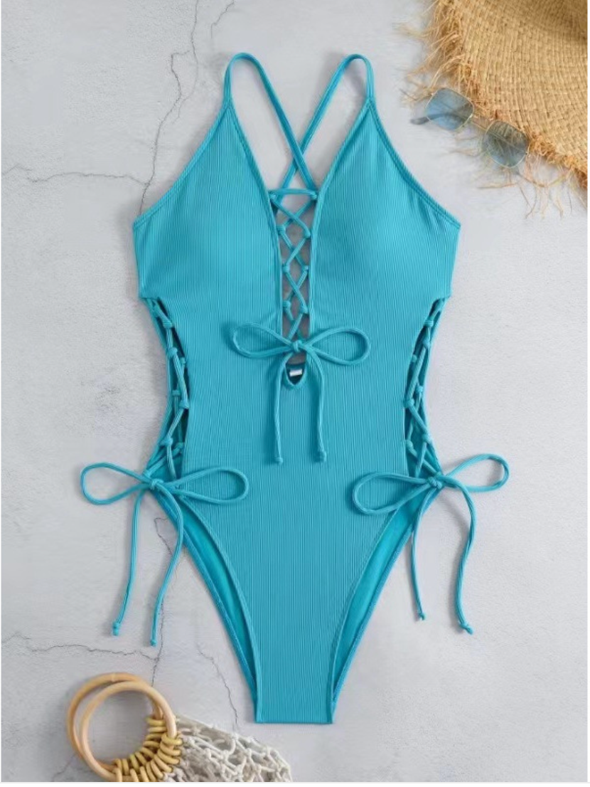 Sexy Backless One-Piece Bikini Swimsuit