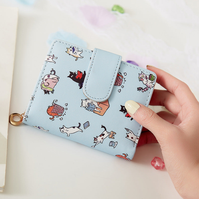 Cartoon Folding Coin Purse & Multifunctional Holder