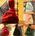 Vintage Velvet Wristlet Handbag (Small Purse)
