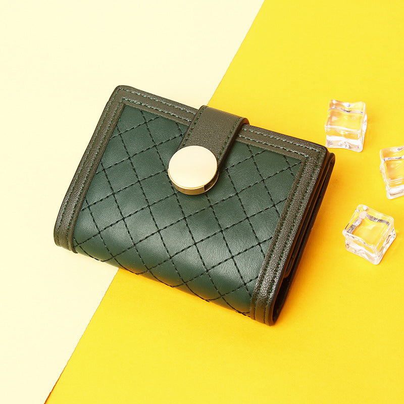 Compact Multi-Card Holder Coin Purse for Students