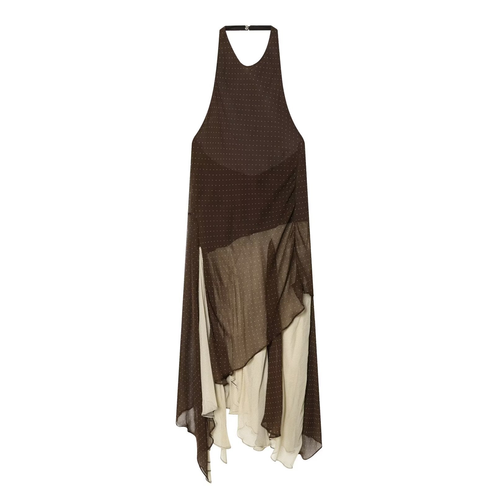 Spicy Girl Asymmetric Splicing Dress
