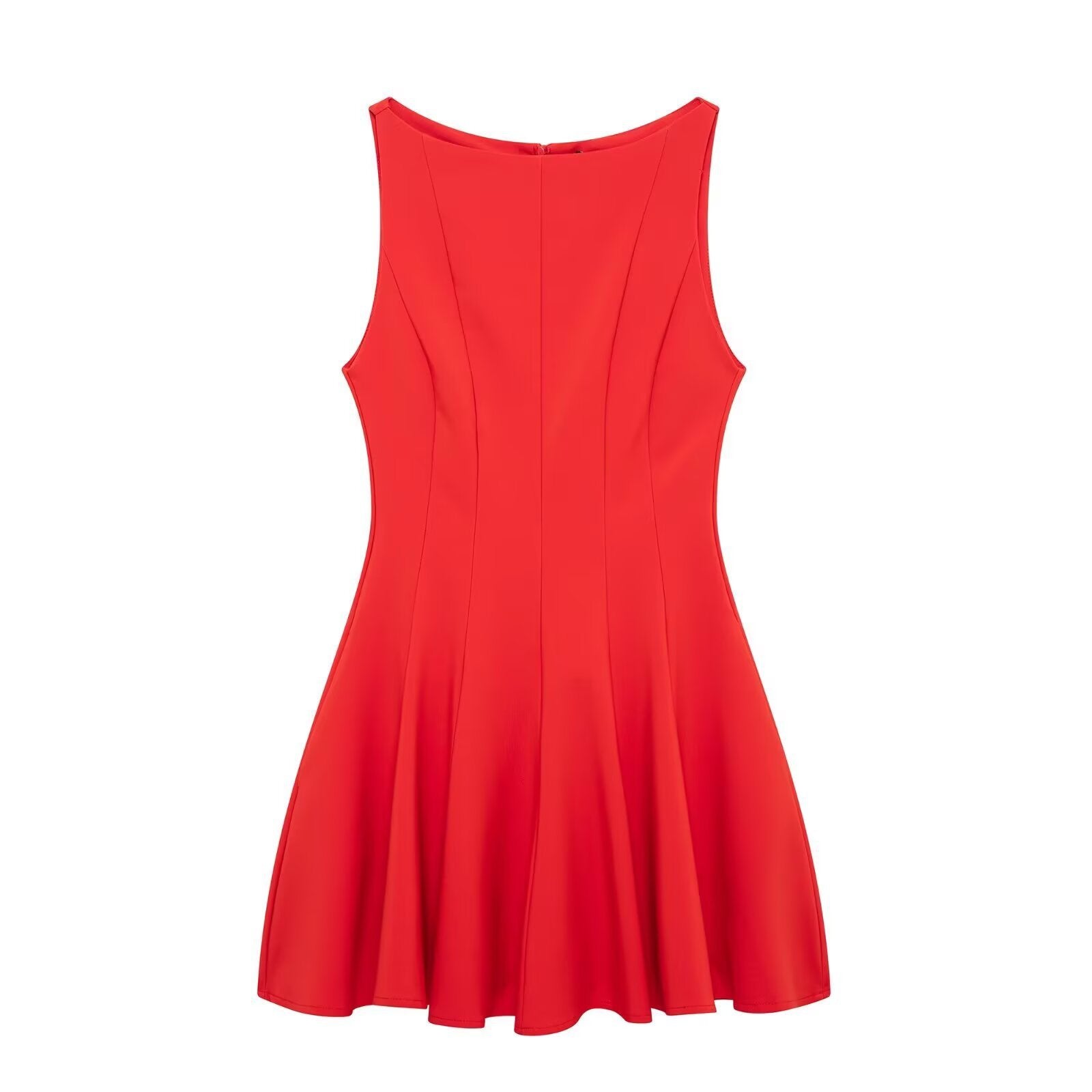Pure Desire Wind Wide Swing Short Sleeveless Dress