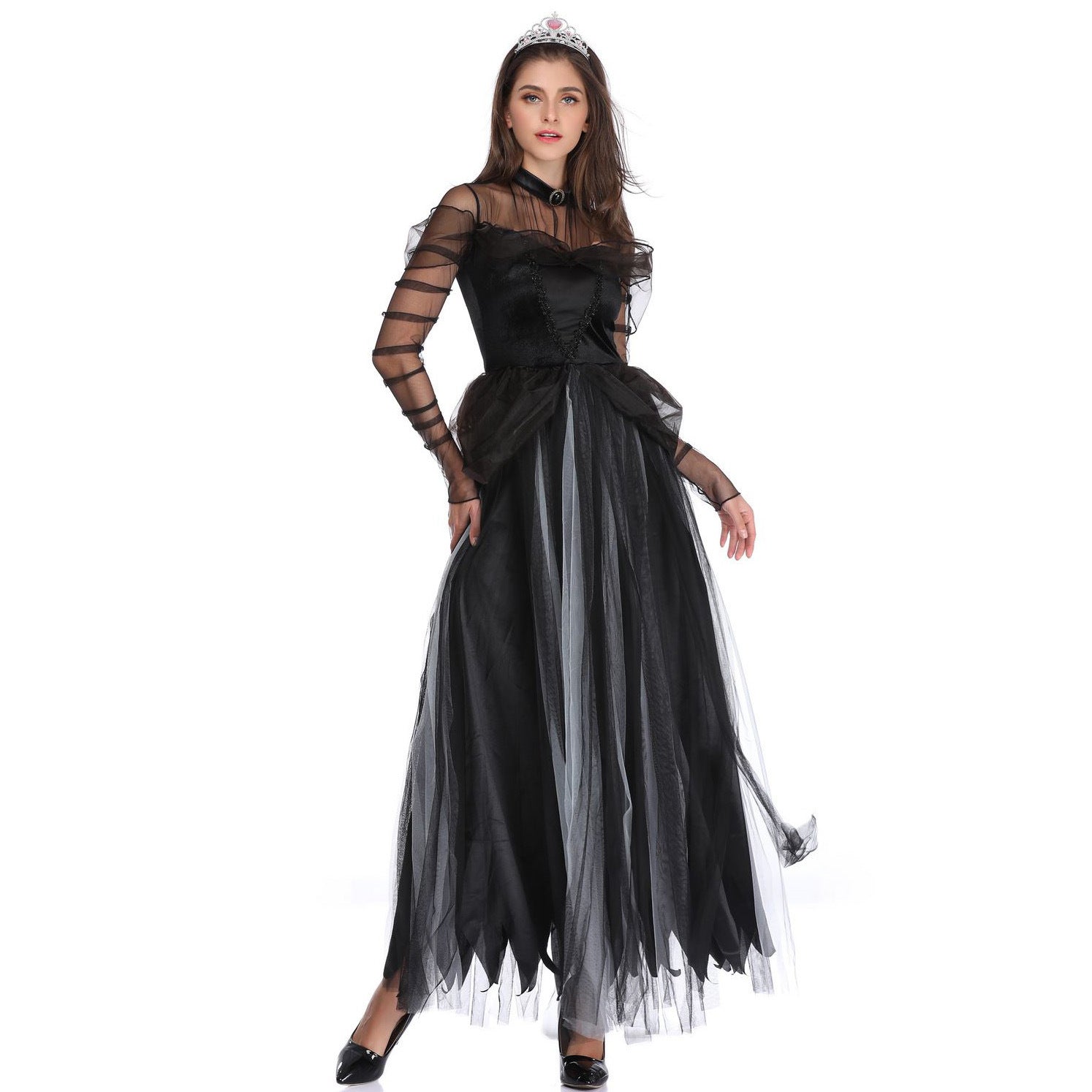 Zombie Ghost Bride Halloween Costume COS Hell Princess Dress Stage Performance Dress