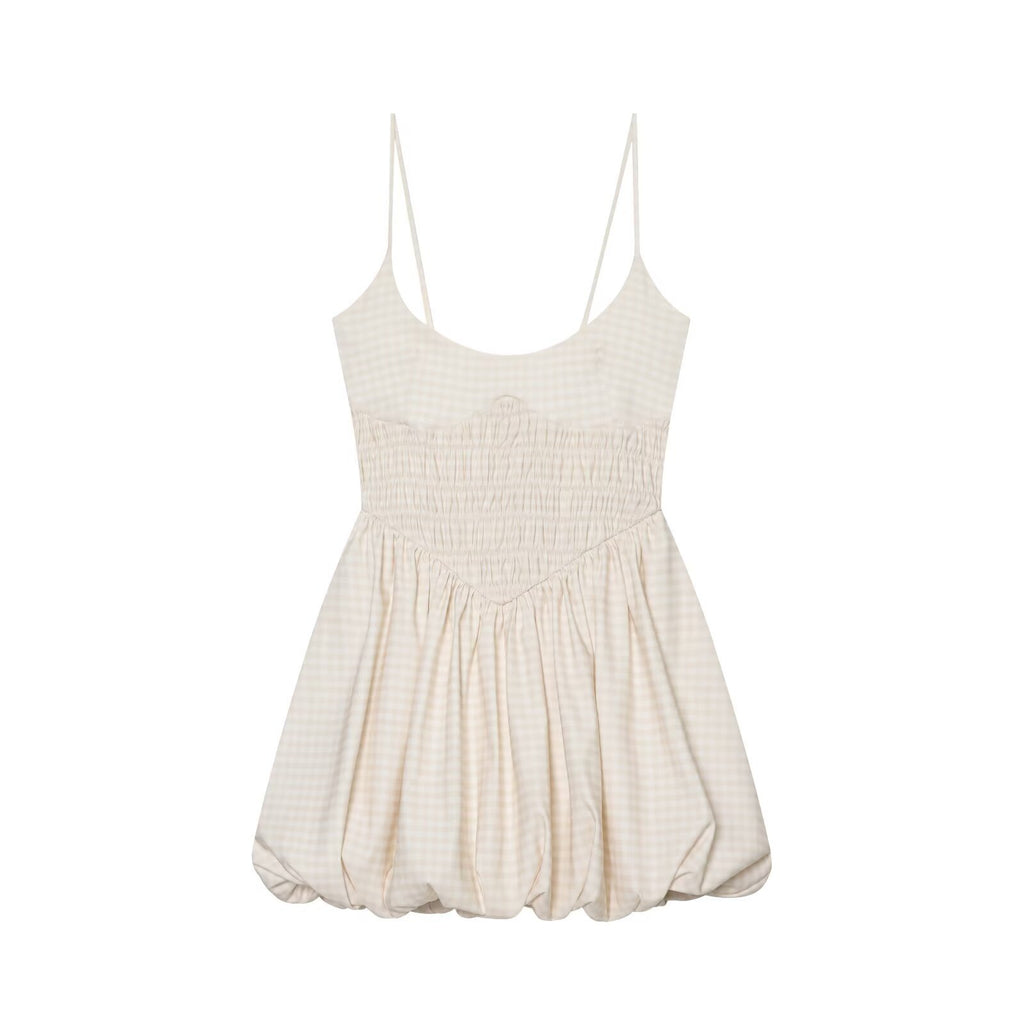 Sweet and spicy style balloon patterned dress