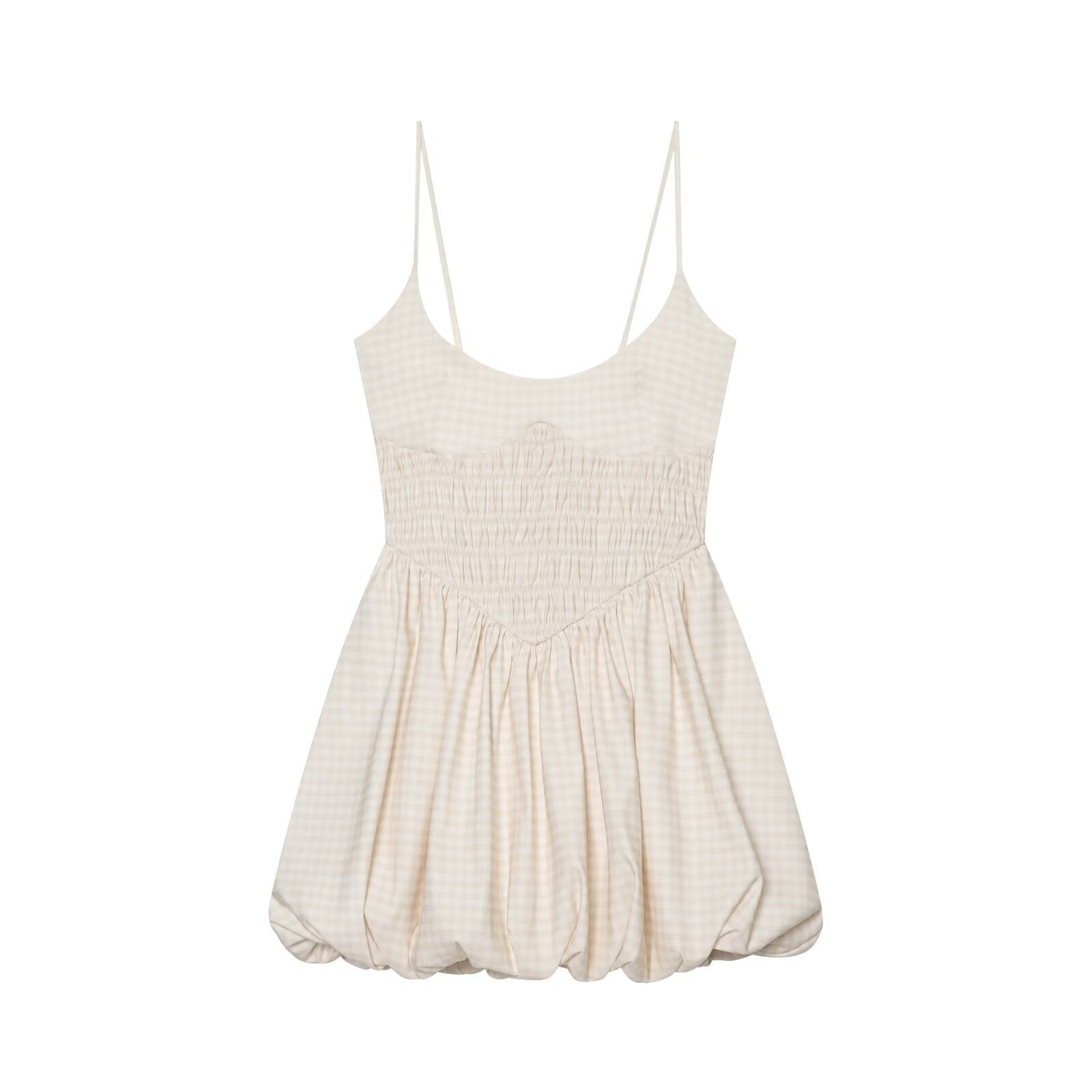 Sweet and spicy style balloon patterned dress