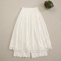 Solid color loose pants skirt
