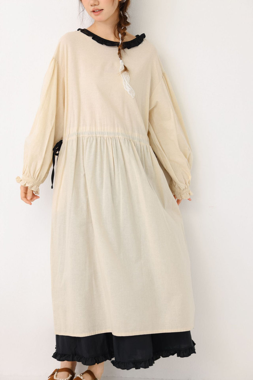 Loose long sleeved dress