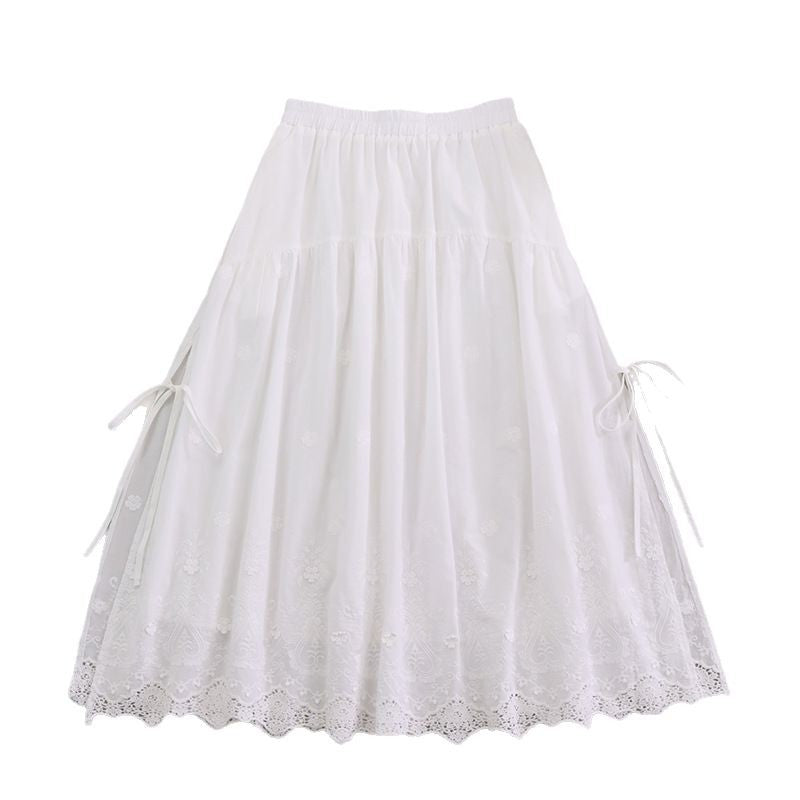 Lace loose skirt