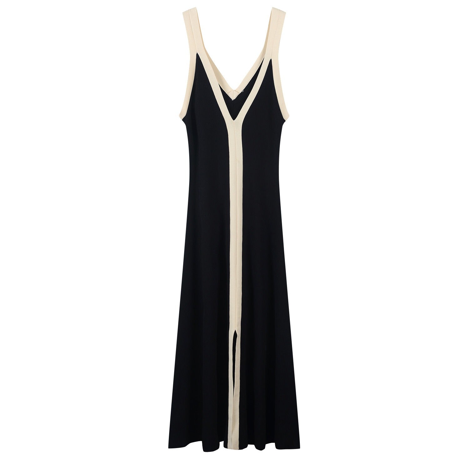 Sexy Sling Sleeveless Dresses Knitted Long Dress Women
