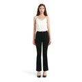 GLOWELFA Womens Semi Formal Dress Pants Bootcut Work Pants Woman Business Casual Slacks for Women (08750MediumBlack)