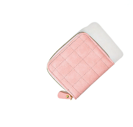 Multifunctional Cowhide Coin Purse with Double Zipper