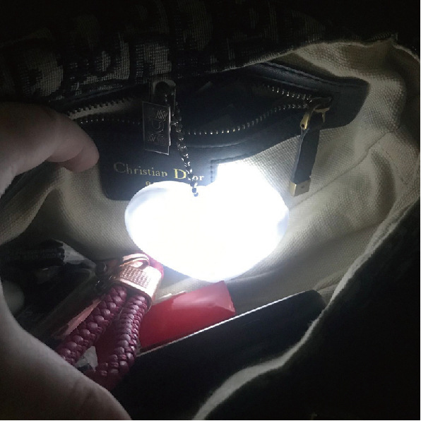 Heart LED Purse Light