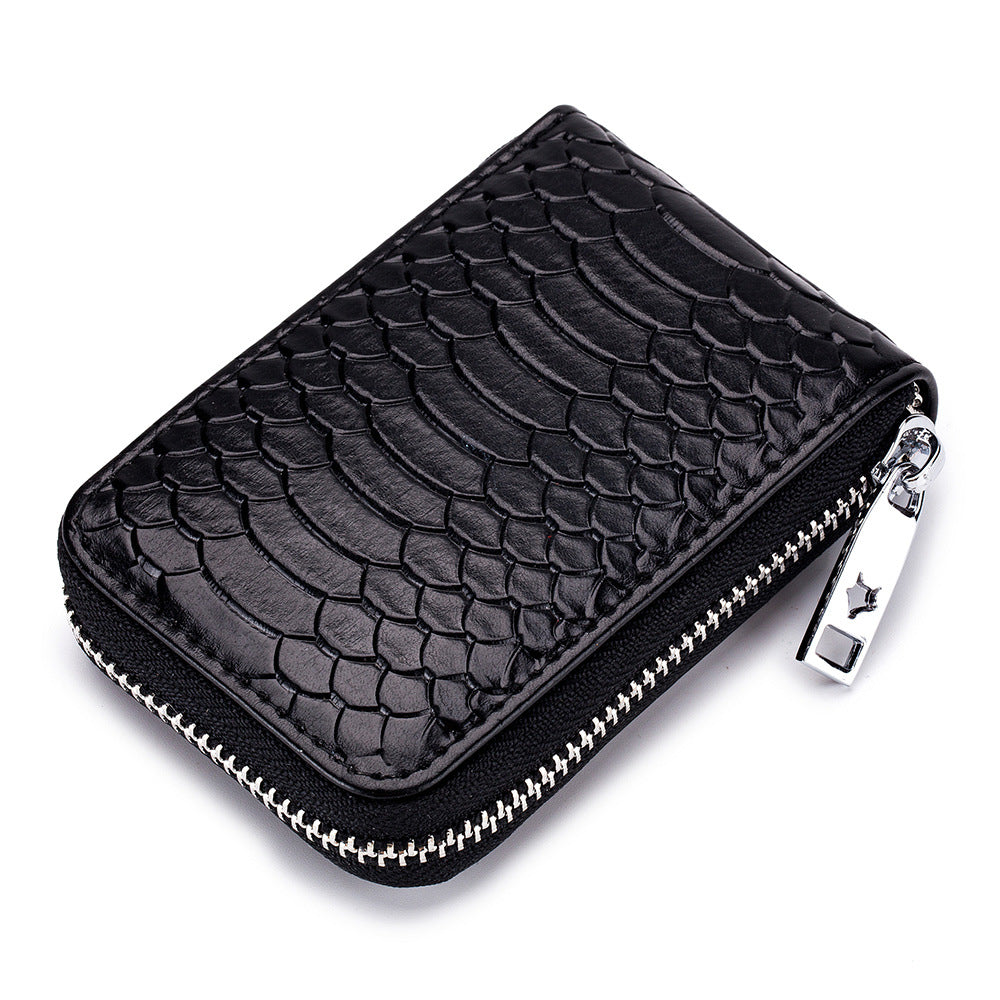 Snake Pattern Small Card Coin Purse for Ladies