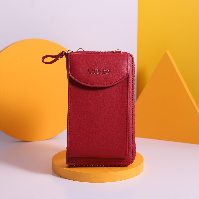 Ladies Mobile Phone Coin Purse Messenger Bag