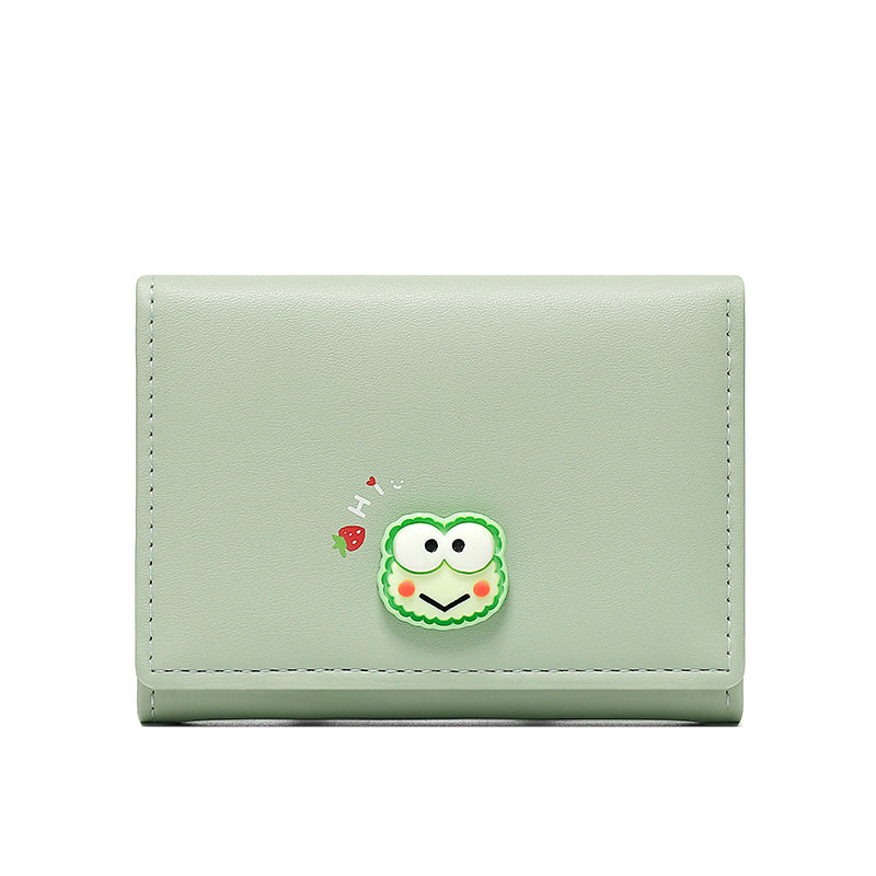Cute Tri-fold Thin Coin Purse for Women