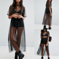 Sexy Sheer Mesh Dress Cover-Up